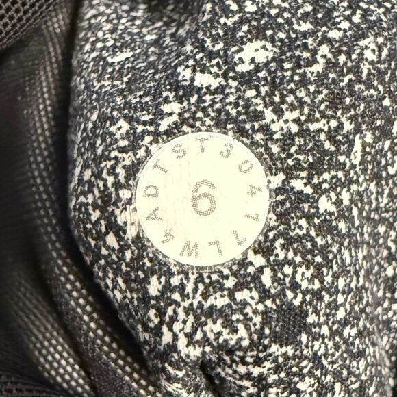 Lululemon Define Jacket Luon Full-Zip Fitted Luminesce Splatter White Black Sz 6 - Picture 6 of 11